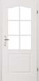 0188 TE Elegance Classic CKL2, Wei�lack Karnieskante, unten eingepr�gte Kassette, oben LA mit Sprossenrahmen SP 4