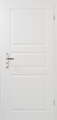 0189 TE Elegance Classic CK3, Wei�lack mit Karnieskante, 3 eingepr�gte F�llungen, oben gerade